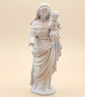 Statuette Vierge à l'Enfant imprimée en 3D en PLA bio-sourcé, vue de face
