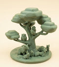Figurine Le Grand Arbre avec tous les habitants de la forêt, imprimée en 3D