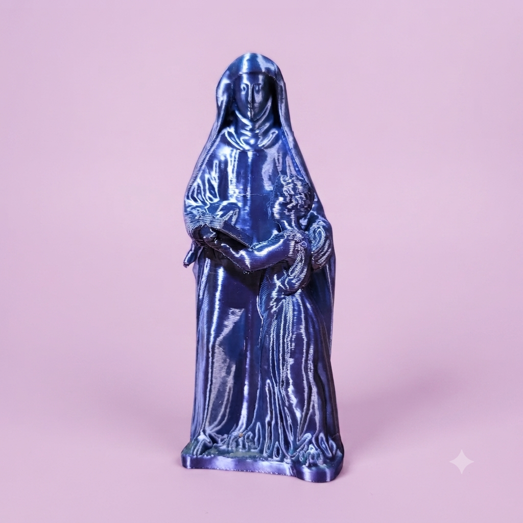 Sainte Anne apprenant à lire à la Vierge [bénite]