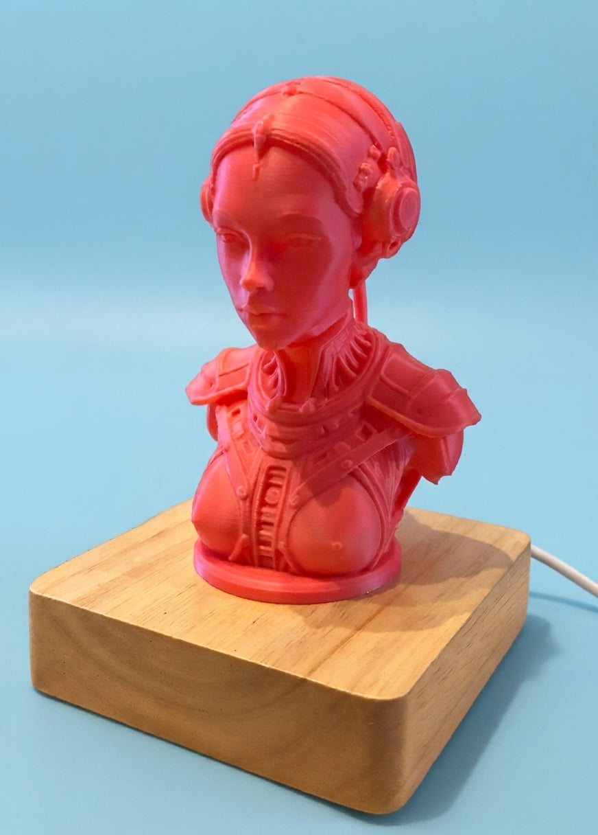 Buste Cyborg — Veilleuse LED