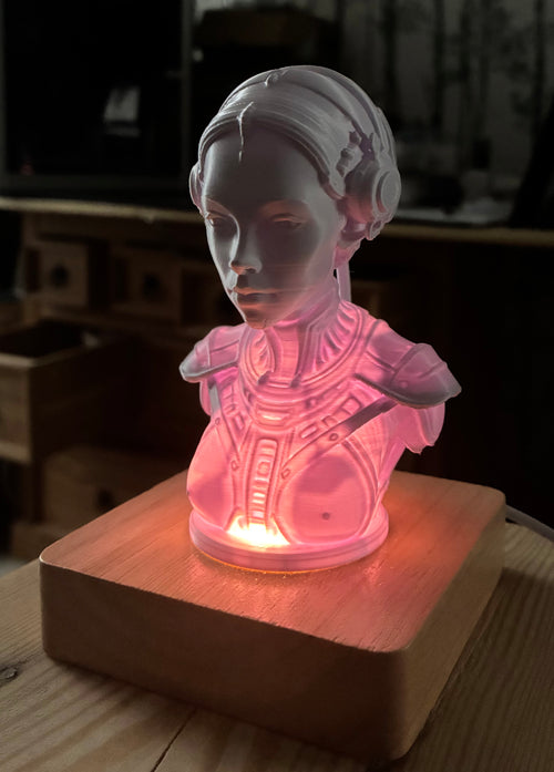 Buste Cyborg — Veilleuse LED